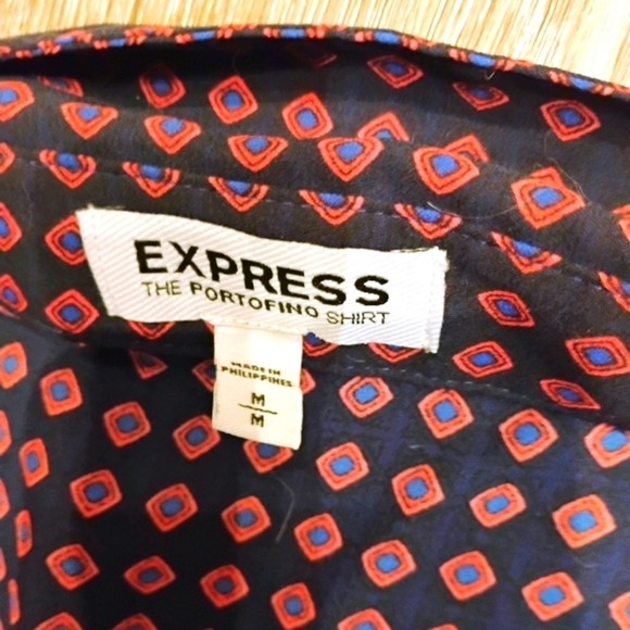 Express Portofino Button Down Size Medium Shirt - Picture 2 of 2